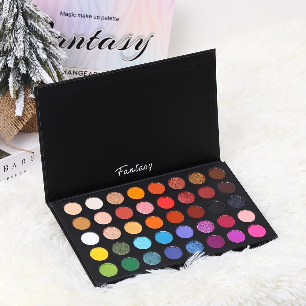 Pro Highly Pigmented Eyeshadow Palette Natural Matte Shimmer Long Lasting - Picture 8 of 8